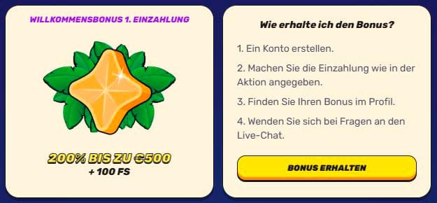 Willkommensbonus Gamblezen Casino